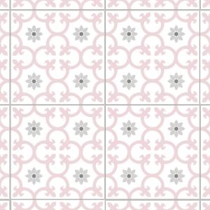 Wholesale Durable 250x250mm Pink Flower Ceramic Rustic Tile And Non-Slip Wall Tiles For Kitchen And Bathroom from china suppliers