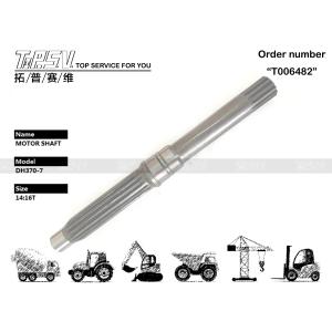 Wholesale 3324250-0299 Gear Meshing SOLAR330-5 Excavator Travel Motor Shaft in Black Easy Installation from china suppliers