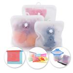 1.5L Sandwich Preservation Silicone Food Pouches Reusable Food Storage Bags