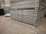Galvanized Chain Link Temporary Fence Panels For Overseas Market