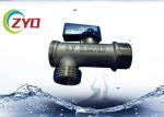 Low Weight Brass Plumbing Valves Stainless Steel Filter Medium Pressure