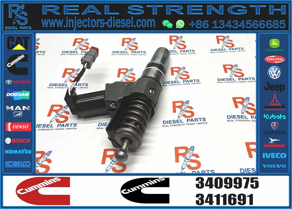 Auto Parts Common Rail Diesel Fuel Injector 3407776 3411385 3087558F For Cummins QSN14 N14