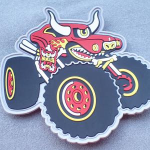 Wholesale Silicone Clothing Labels Printing One Side Fold 2mm Rubber Clothing Labels from china suppliers