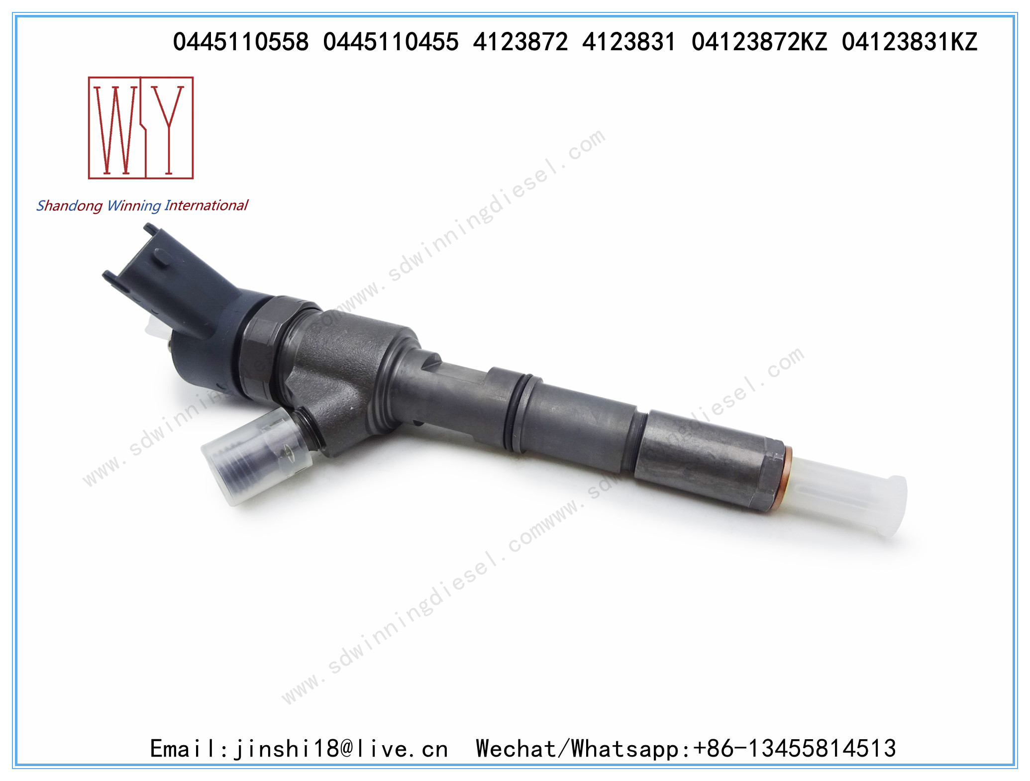 BOSCH GENUINE AND BRAND NEW DIESEL COMMON RAIL FUEL INJECTOR 0445110558 0445110455 04123872 04123831 FOR DEUTZ TCD 2.9 E