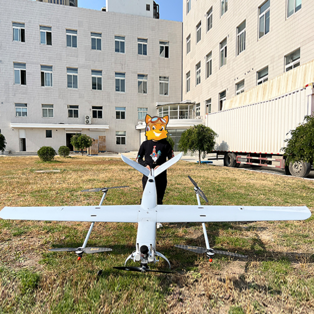 Gasoline Hybrid 20m/S Cruising Speed VTOL Police Thermal Drone Fixed Wing HX360L