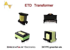 Wholesale ETD34 Large Power Transformer High Frequency UL Low Height Screen Protect from china suppliers