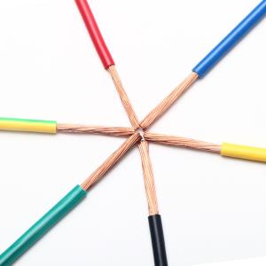 Wholesale Electric BVR 1.0mm2 PVC Insulated Copper Wire Stranded PVC Power Cable from china suppliers