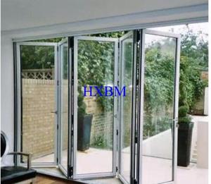 Wholesale Thermal Break Double Aluminum Folding Doors 2.0mm Aluminum Profile from china suppliers