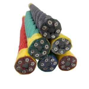 Wholesale PP 6 Strand Playground Combination Rope Outdoor Abrasion Resistant 16mm from china suppliers