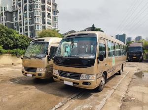 Wholesale 1 Door Used Toyota Bus Manual Transmission 10-23 Seats Coaster Model from china suppliers