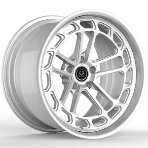 Wholesale 20x11 2-PC Forged Aluminum Alloy RimsSilver Barrel+Brush Disc For Audi RS6 from china suppliers