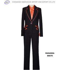 Wholesale Black slim pant suit for women from china suppliers
