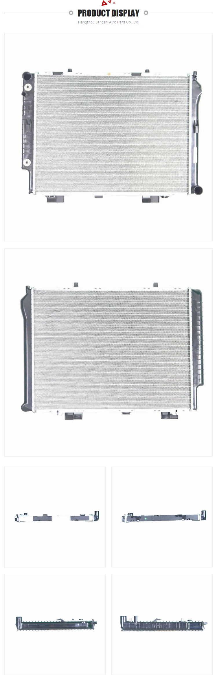 2105000803 OE NO. Aluminum Radiator for Mercedes-Benz Class E W210 2105002803 2105007103