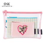 3 Piece Multifunction L25*H17.5CM PU Cosmetic Bag