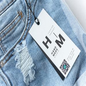 Wholesale 960Mhz Garments Price RFID Tag Sticker Swing Fabric Care Tags from china suppliers