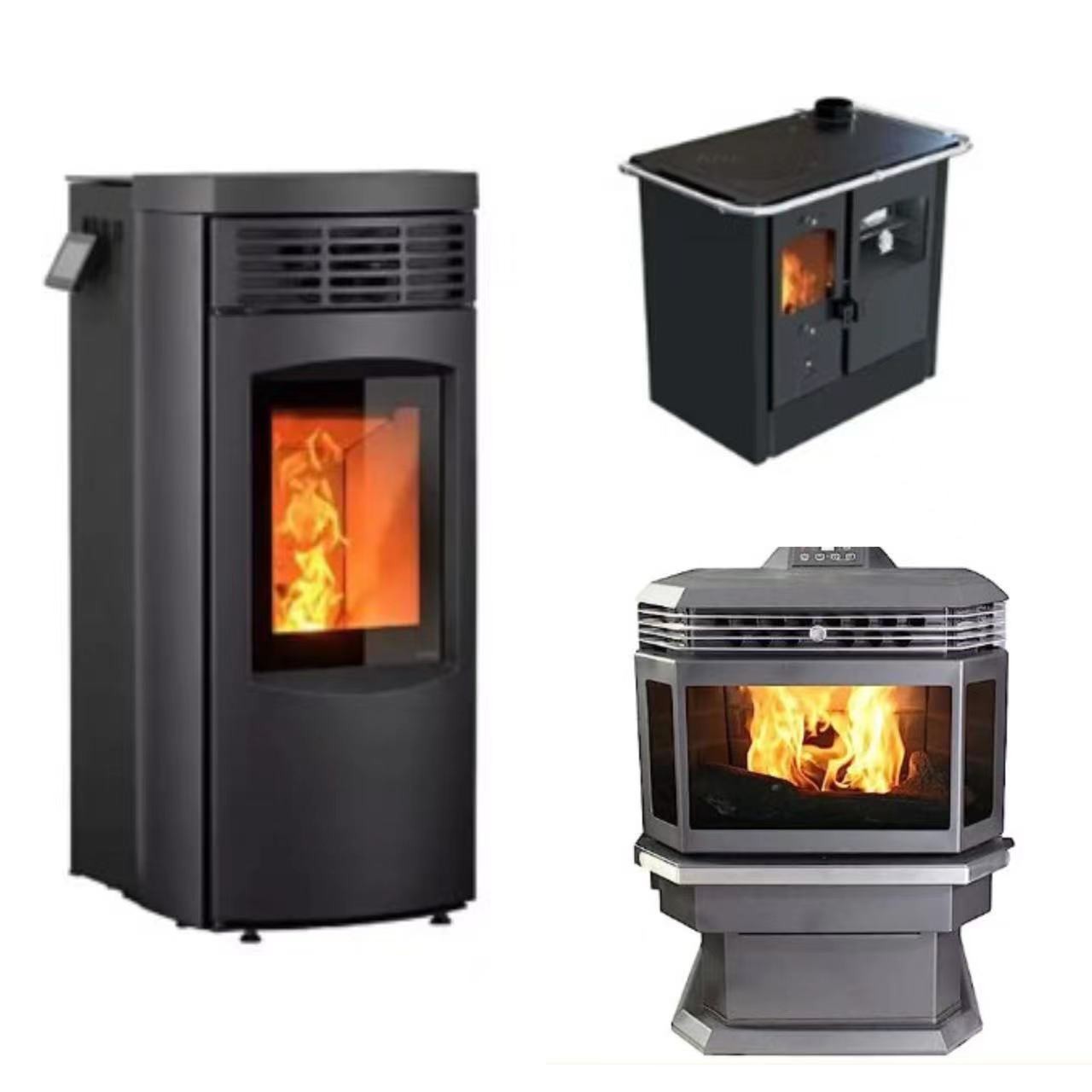 Pellet Stove Exhaust Convection Fan UL Agency High Air Volumn 83W 115V 60Hz