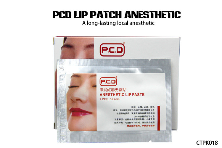 Effectiveness Lasting Permanent Make Up Painless Lip Patch For Pain Control