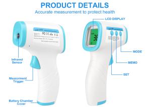 Wholesale Body Medical Infrared Thermometer / Non Contact Ir Thermometer Forehead Thermometer from china suppliers