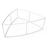 144in Portable Trade Show Circle Hanging Sign Curved Triangle Banner Sign