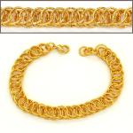 Hot Selling items Fashion jewelry Men or Womans bracelet Bangle 18K Real Gold