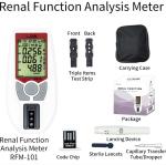 500 Records Uric Acid Tester With Lysun RFM-101 Portable Reflectance Photometer