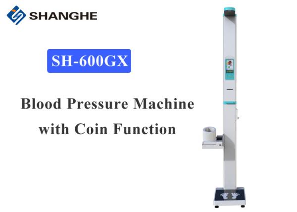 Smart Coin Operated Weight Height Scale Bmi Blood Pressure Body For Fast Health
