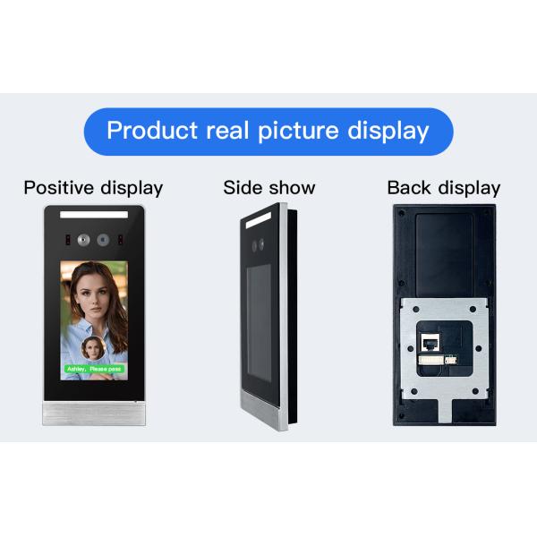 Wall Mount 0.5s Face Reading Attendance Machine Facial Biometric Android