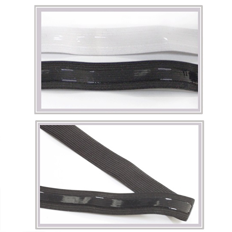 Customize Logo Flat Woven Sewing Silicone Rubber Wrist Hand Elastic Band For Cycling Wear