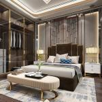 No Folded Multicolor Hotel Luxury Bed