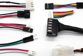 Versatile Application Non-Insulated Copper M8 Ring Terminal Wire Harness with TE
