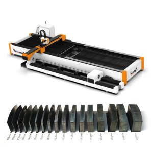 Wholesale Sheet Metal Pipe Laser Cutter 1kw 1.5kw 2kw 3kw 4kw with Pneumatic Rotary Chucks from china suppliers