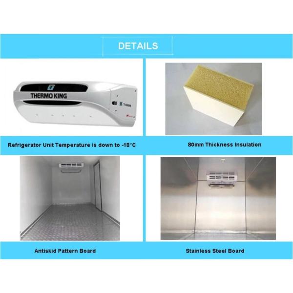 Foton EV Electrical Electric Refrigerated Mini Cargo Van Engine Refrigerator Freezer Truck