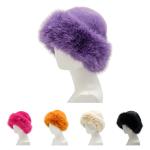 Winter Thickened and fleeced Warm Hat Fashion Solid Color Fur Bucket Hat