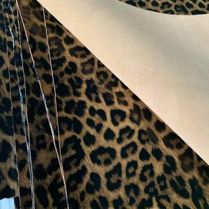 Wholesale Bovine Leopard Print Leather Fabric 1mm-3mm Thickness For Shoes Bags from china suppliers