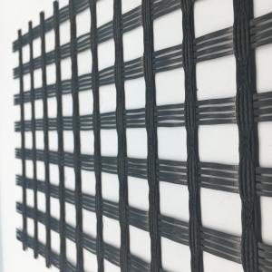 China Biaxial Fiberglass Geogrids The Essential Component for Parking Lot Reinforcement on sale