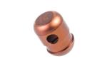 Aluminum Precision CNC Machine Parts / Spare Earphone Parts With Gold Anodized