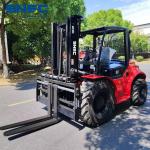 2x4 4x4 5 Ton Diesel Engine Forklift Terrain Off Road Montacargas
