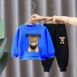 Boys And Girls Children'S Long Sleeve Set Cartoon Pattern
