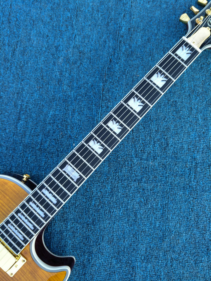 2017 New+Factory+Chinese Giggle ES Hollow Body F hole Cob brown color lp guitar China Electric Guitarras Free shipping G
