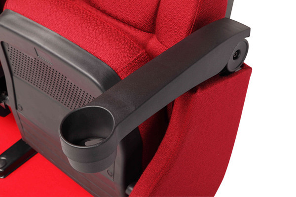 Iron Leg Two Seat Theater Seating / Stain Resistant Public Theater Seating