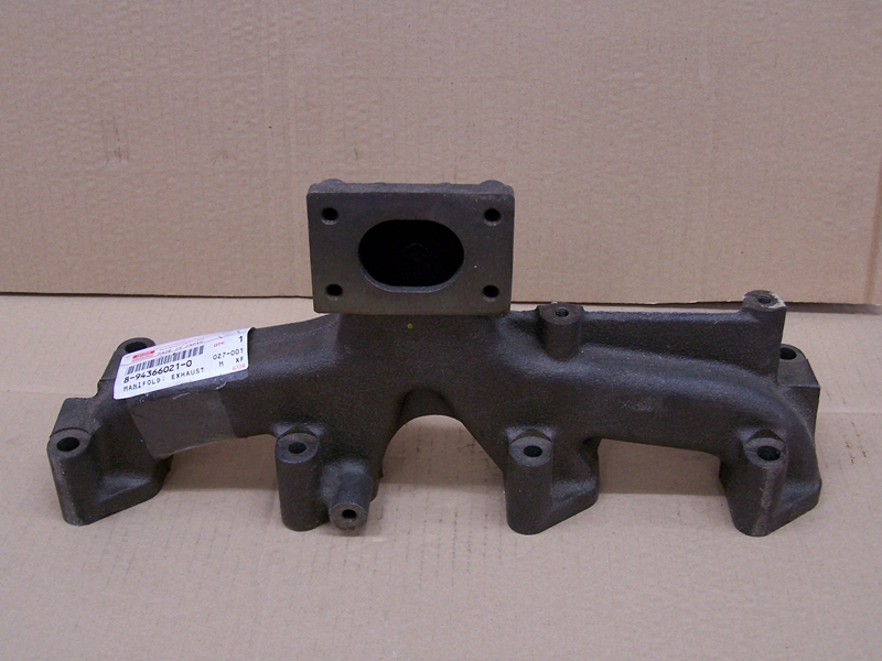 ZX120 4BG1 Excavator Engine Parts Exhaust Manifold Pipe 8-94366021-0