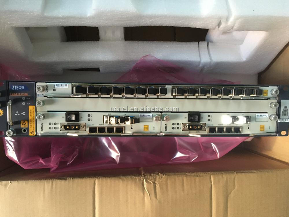 original ZTE 19 inch ZXA10 C320 OLT chassis, Optical Line Terminal, AC+DC dual power supply input