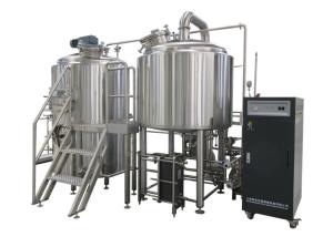 Wholesale 500L Small Brewery Equipment SS316 Glycol Cooling Jacket With Semi Automatic from china suppliers