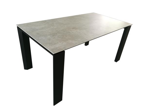 DT-999 Grey Ceramic Top Dining Room Table Stain Resistant 1500mm Customized Size