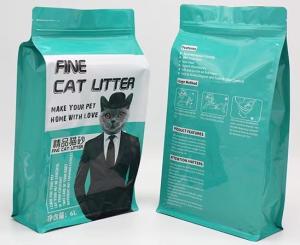 Wholesale Customized Shiny Finish Food Vacuum Bag Animal Feed Bags with Zipper Top Moisture Proof Packaging from china suppliers