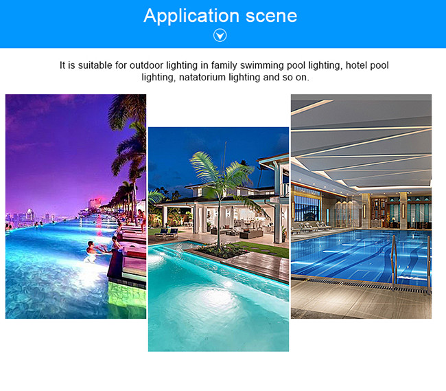 18W Par 56 LED Pool Light , RGB 12V Led Swimming Pool Light Fixture Remote Controller