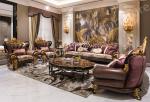 Genunie Leather sofa luxury living room furnitue sofa sets coffee table hot sale