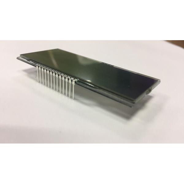 BBI Monochrome LCD Display HTN Positive Polarizer 102.00mm*34.50mm with 12 O'Clock Viewing Direction and 3.0V Driving Voltage