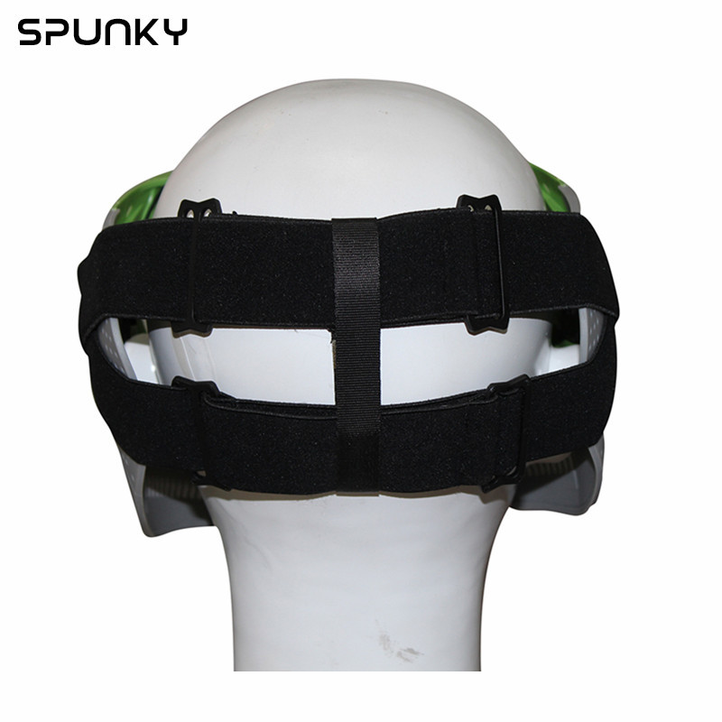Comfortable Anti Fog Paintball Face Mask With Elastic Adjustable Goggle Strap