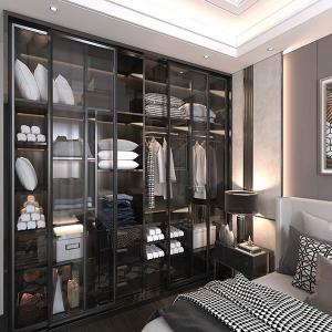 Wholesale High End Modern Durable Bedroom Furniture Clothes Combination Cupboards Border Wardrobes from china suppliers